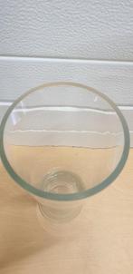 vaas glas kegel vorm dik glas, Huis en Inrichting, Ophalen of Verzenden