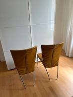 2 spica eetkamerstoelen van Monti’s, Huis en Inrichting, Stoelen, Twee, Modern, Gebruikt, Leer