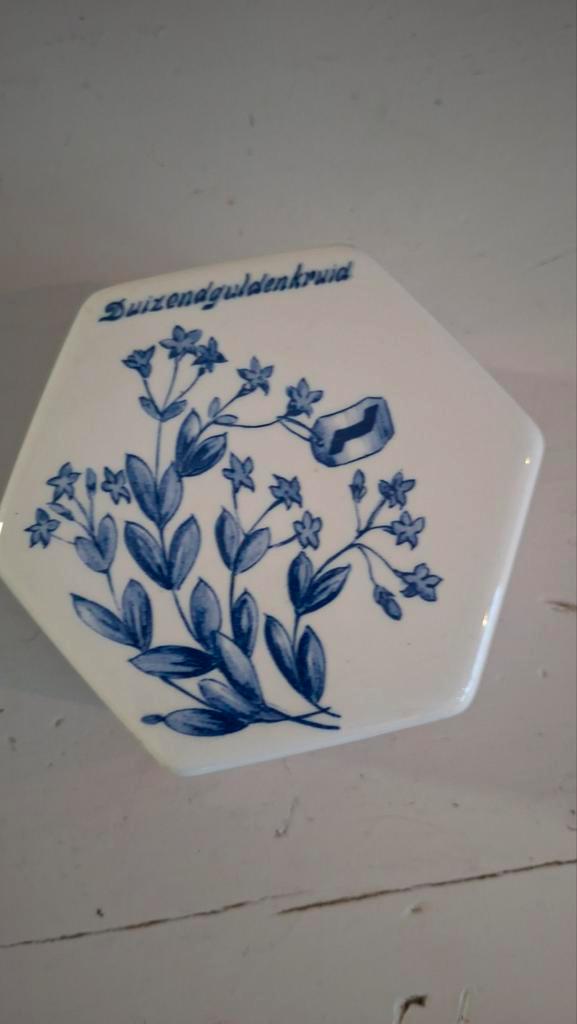 Delfts blauw sierbakje met bloemmotief, Antiek en Kunst, Antiek | Keramiek en Aardewerk, Ophalen