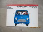 Tempo Matador Oldtimerfolder +/- 1963  SALE . !!, Verzenden, Zo goed als nieuw, Overige merken