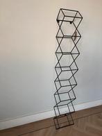 Wijnrek zwart metaal, Ophalen, Nieuw, Metaal, 75 cm of meer