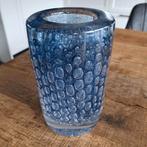 Dikwandig blauwglazen "Serica" vaas, Ophalen of Verzenden