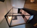 Bed met hemel 200x90cm, Huis en Inrichting, Ophalen, 90 cm, Eenpersoons, Zwart