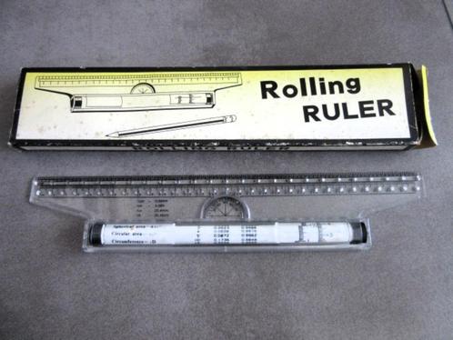 Rollende liniaal - Rolling ruler - Technisch tekenen, Hobby en Vrije tijd, Tekenen, Boek of Gids, Verzenden