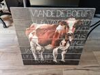 Houten wand decoratie, Koe, maat 68cm x 68cm, Ophalen, Zo goed als nieuw