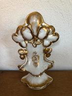 Altaar vaasje vase d'autel brussels vaas antiek wit goud, Ophalen