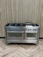 Prachtige Boretti Majestic 150cm Inox + Afzuigkap, Warmhoudplaat, 60 cm of meer, Ophalen of Verzenden, Gas