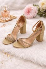 Gouden glitter hakken - Maat 38 top shoes, Ophalen of Verzenden, Zo goed als nieuw, Pumps