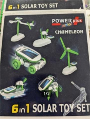 Power Plus Junior Chameleon, 6 in 1 solar toy set, nieuw! beschikbaar voor biedingen