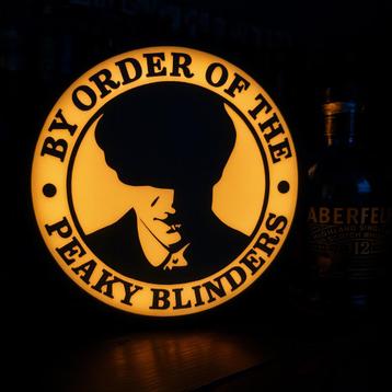 Peaky Blinders lightbox met LED verlichting beschikbaar voor biedingen