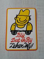 sticker Blij Dat ik Rij Zeker Wij, Overige typen, Ophalen of Verzenden, Zo goed als nieuw