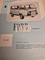 Jaren 60 Nederlands Ford FK1250 Microbus tegenhanger VW bus, Boeken, Auto's | Folders en Tijdschriften, Ophalen of Verzenden, Zo goed als nieuw