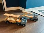 Little Dutch Houten Vrachtwagens, Ophalen, Zo goed als nieuw, Jongen of Meisje