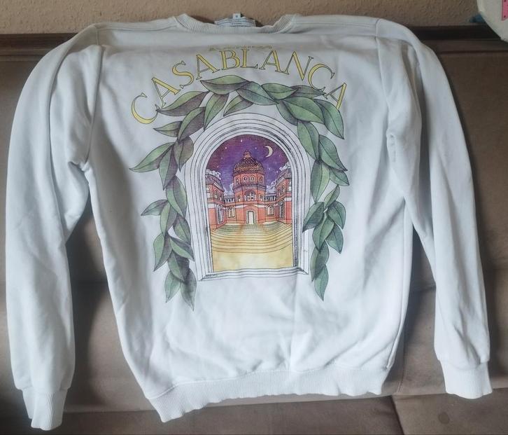 Casablanca Witte Trui, Kleding | Heren, Truien en Vesten, Zo goed als nieuw, Maat 48/50 (M), Wit, Ophalen of Verzenden