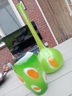 Set van 2 prachtige, unieke mondgeblazen vazen - must see!-, Ophalen of Verzenden, Zo goed als nieuw, Glas, Minder dan 50 cm