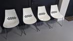 Calligaris Jam keuken stoelen wit-wit, Huis en Inrichting, Stoelen, Ophalen, Zo goed als nieuw, Wit, Modern