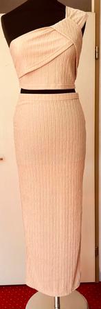 Sexy lange stretch Rok met topje, Ophalen of Verzenden, Zo goed als nieuw, Overige kleuren, 90 tot 100 cm