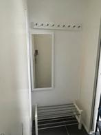 kapstok, spiegel en schoenenrek, Ophalen, Zo goed als nieuw, Hout, Wandkapstok