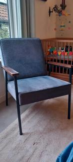 Donkerblauwe stoel van Woood model Sally, Ophalen, Gebruikt