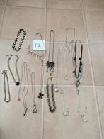 Partij nummer 12 Zilverkleurige kettingen met hangers, Ophalen of Verzenden, Nieuw, Zilver, Overige materialen