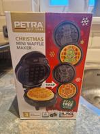 Kerstmis Mini Wafel Maker - Nieuw in doos!, Witgoed en Apparatuur, Wafelijzers, Ophalen, Uitneembare platen, Nieuw