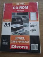 A4 210x297 mm. CD-Rom inleggers, 25 vel-Dixons, Ophalen of Verzenden, Nieuw