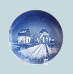 Royal Copenhagen wandbord 1960 Jule After Snow winter blauw, Antiek en Kunst, Ophalen of Verzenden
