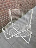 Prachtige vintage witte Niels Gammelgaard Ikea stoel, Huis en Inrichting, Stoelen, Ophalen, Gebruikt, Wit, Eén
