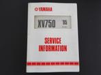 serv Information map Yamaha XV750   (U) (UC), Verzenden, Yamaha