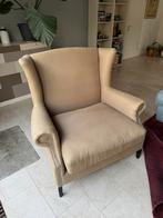 Loveseat, lovechair. Romantisch, zandkleurig., Huis en Inrichting, Fauteuils, Romantisch, 75 tot 100 cm, Ophalen of Verzenden