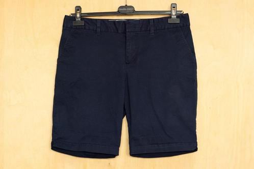 Tommy Hilfiger korte katoenen donkerblauwe broek M 38, Kleding | Dames, Broeken en Pantalons, Zo goed als nieuw, Maat 38/40 (M)