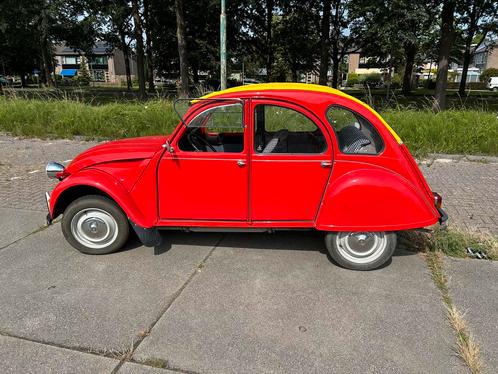Citroën 2CV 0.6 Club S6 1986 Rood, Auto's, Citroën, Particulier, 2CV, Benzine, Hatchback, Handgeschakeld, Origineel Nederlands