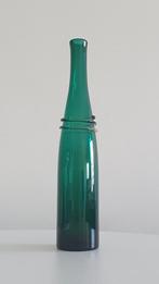 Fles van groen glas, Gebruikt, Ophalen of Verzenden, Glas, Minder dan 50 cm