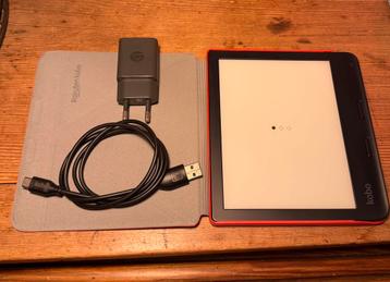 Kobo Libra 2  E-reader zwart compleet | originele sleepcover beschikbaar voor biedingen