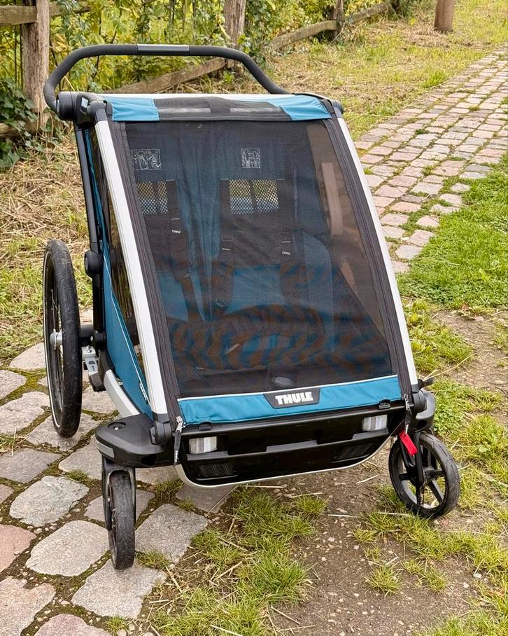 Thule Chariot Cross 2 Fietskar - goede en nette staatr, Fietsen en Brommers, Fietsaccessoires | Aanhangers en Karren, Zo goed als nieuw