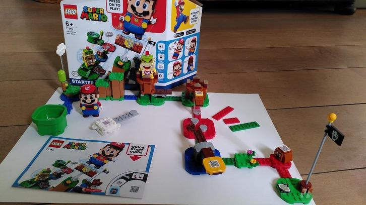 Lego Super Mario Starterset 71360, Kinderen en Baby's, Speelgoed | Duplo en Lego, Zo goed als nieuw, Lego, Complete set, Ophalen of Verzenden