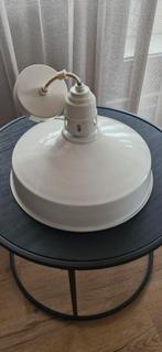 Witte plafondlamp - Industrieel, Huis en Inrichting, Ophalen, Gebruikt, Metaal, Minder dan 50 cm