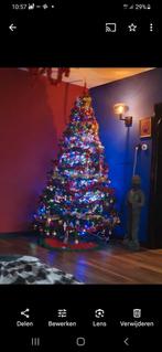 Kunst Kerstboom 240cm hoog inclusief ballen, Diversen, Kerst, Ophalen of Verzenden, Zo goed als nieuw