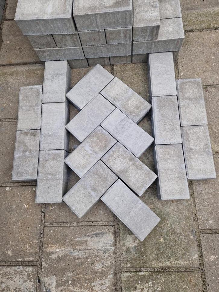 Betonklinker 7cm met kleurechte deklaag ivory, Tuin en Terras, Tegels en Klinkers, Nieuw, Terrastegels, Beton, Ophalen