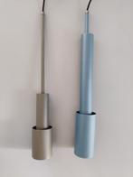 Moderne Hanglampen Set van 2, Huis en Inrichting, Lampen | Hanglampen, Ophalen of Verzenden, Zo goed als nieuw, Metaal, Modern