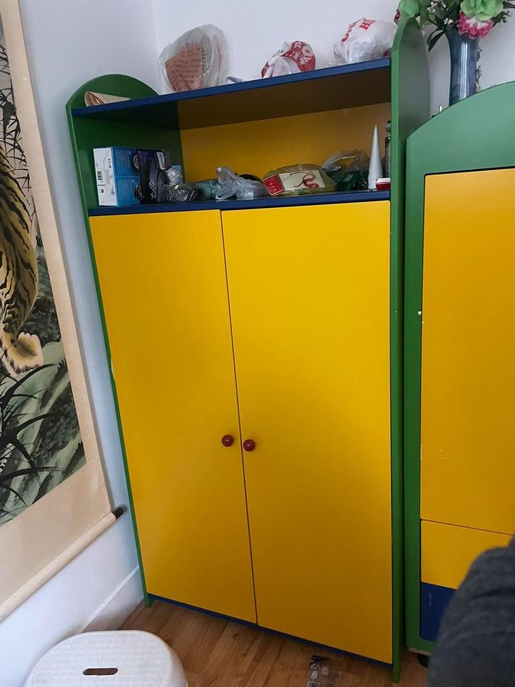 Complete kinderkamer echt hout, Kinderen en Baby's, Kinderkamer | Complete kinderkamers, Zo goed als nieuw, Jongetje, Ophalen