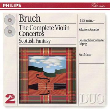 BRUCH Complete violin concertos 2-CD ACCARDO MASUR PHILIPS D beschikbaar voor biedingen