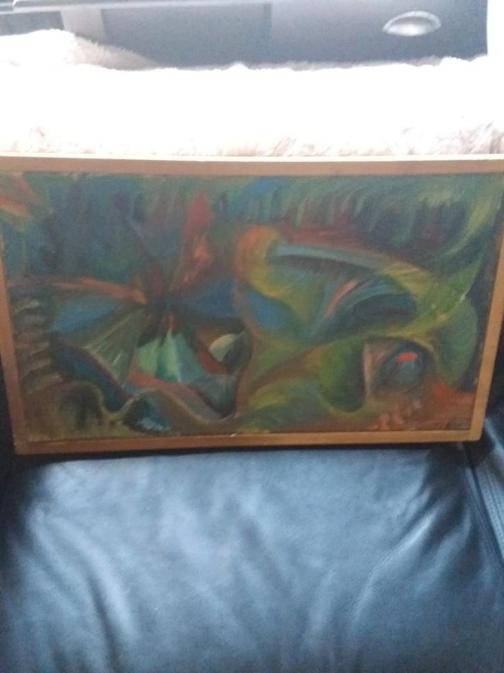 schilderij wim bouwsema, Antiek en Kunst, Kunst | Schilderijen | Klassiek, Ophalen of Verzenden