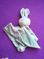BAMBINO Knuffeldoekje KONIJN. GROEN GESTREEPT  **Nieuw***, Kinderen en Baby's, Speelgoed | Knuffels en Pluche, Ophalen of Verzenden