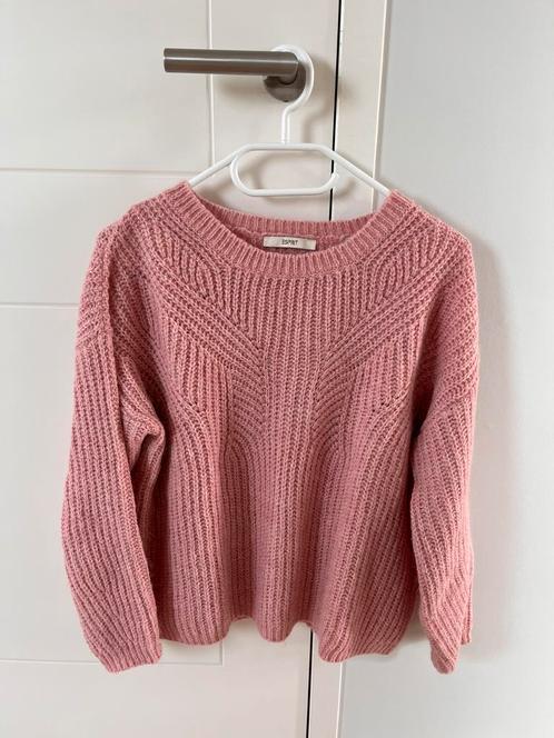 ESPRIT gebreide trui (oud)roze, maat S, Kleding | Dames, Truien en Vesten, Zo goed als nieuw, Maat 38/40 (M), Roze, Ophalen of Verzenden