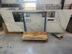 Keramiek Marmerlook keuken eiland keramisch, Huis en Inrichting, Keuken | Complete keukens, Ophalen, Zo goed als nieuw, Overige typen