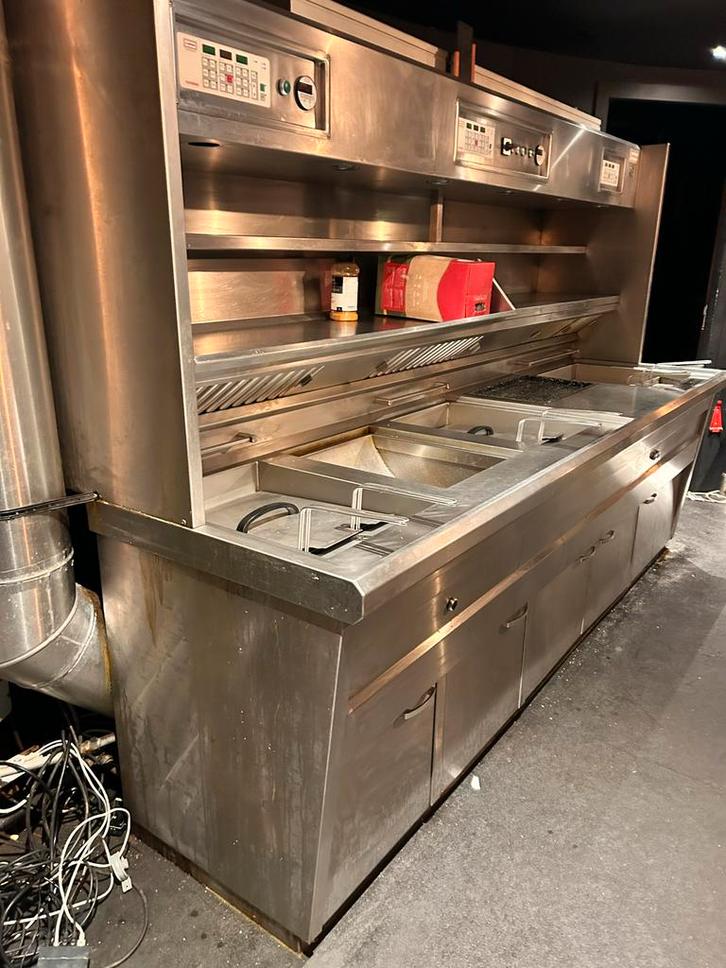 Professionele bakwand, Zakelijke goederen, Horeca | Keukenapparatuur, Fornuis, Frituur en Grillen, Gebruikt, Ophalen