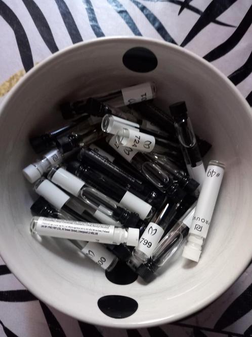 Samples geurtjes 2 ml heren dames, Sieraden, Tassen en Uiterlijk, Uiterlijk | Parfum, Nieuw, Ophalen of Verzenden