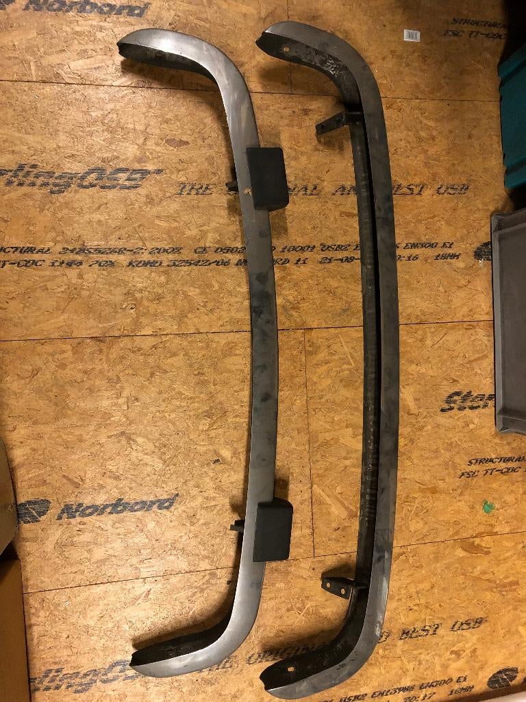 Te koop rvs bumpers voor en achter Alfetta GTV model 116, Auto-onderdelen, Carrosserie en Plaatwerk, Ophalen, Achter, Alfa Romeo