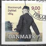 DENEMARKEN 9.00 Kr. zegel 150 jaar Deens-Duitse Oorlog 2014, Ophalen of Verzenden, Denemarken, Gestempeld